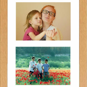 MULTIPLE APERTURE PICTURE FRAMES FOR PHOTOS 4-INCH X 6-INCH POSTCARD SIZE WALL HANGING REAL GLASS